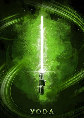 Yoda's Lightsaber (textra design)