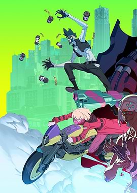 Cyberpunk: Edgerunners Triptych (left)