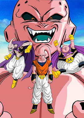 Majin Buu Different Forms