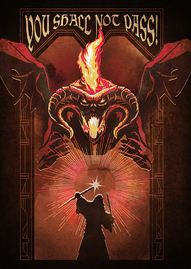 You Shall Not Pass Graphic