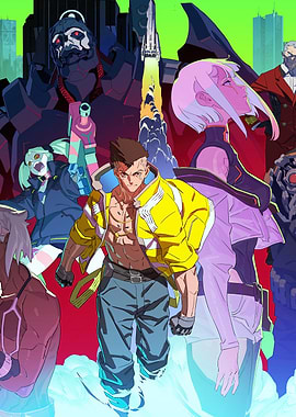 Cyberpunk: Edgerunners Triptych (middle)