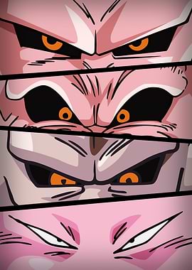 DBZ Eyes Buu Forms