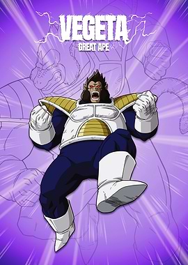 DBZ Transformations Vegeta Great Ape