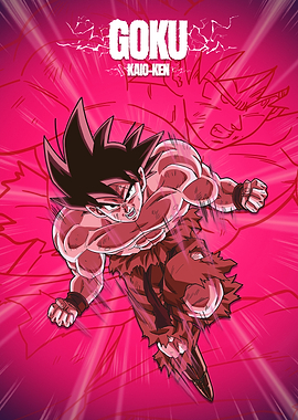 DBZ Transformations Kaio-Ken Goku