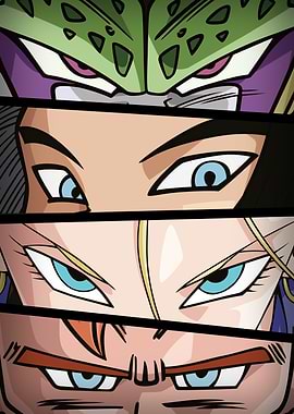DBZ Eyes Androids