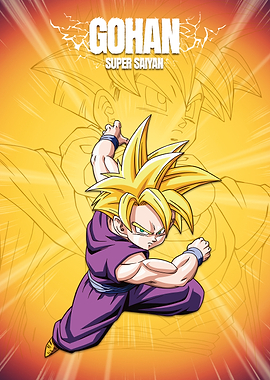 DBZ Transformations Gohan Super Saiyan