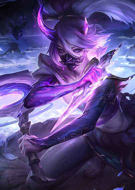 Spirit Blossom Akali: Violet Blade