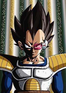 DBZ Vegeta Villain Epic Portrait