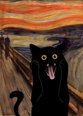 Funny Black Cat-preview-1