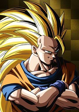 DBZ Son Goku Super Saiyan Epic Portrait