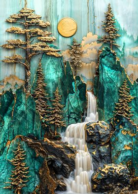 Abstract Nature Kintsugi-preview-0